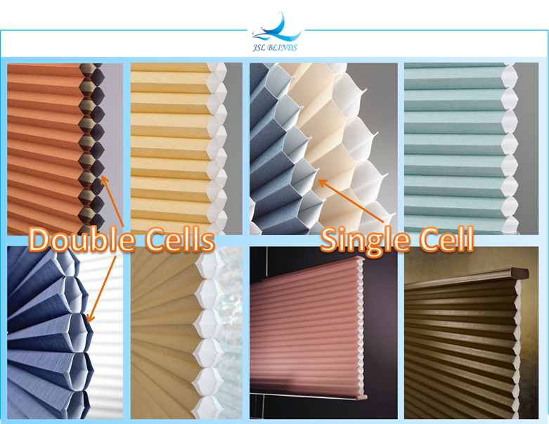 Sky Blue Honeycomb Shades